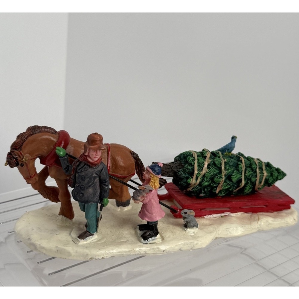 Lemax Village Collection "Bringing Christmas Home" Table Accent 2007